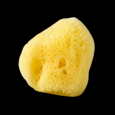 (image for) NATURAL SEA SILK SPONGE — Soft Facial Cleansing — 2–3"
