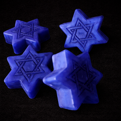 (image for) STAR OF DAVID SPECIALTY SOAP — Set of 4