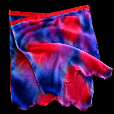 (image for) CHILD'S TABERNACLE — Silk Worship Flag Set, Blue, Purple & Scarlet