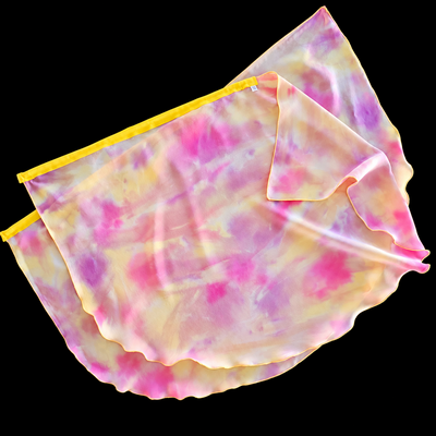 (image for) GOOD SHEPHERD — Angel Wings Silk Worship Flag Set