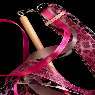 (image for) RIBBON WORSHIP STREAMERS — Lord of All & Lil Love Warrior, with Twirl Sticks