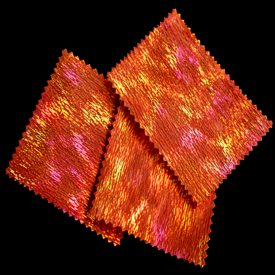 (image for) FABRIC: Metallic Hologram FIRE! [swatch]