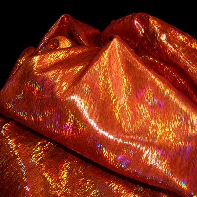 (image for) FIRE FABRIC — Metallic Hologram Lamé, 44-Inch Wide
