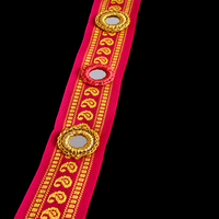 WORSHIP WARRIORS Glory Fire double layer silk flag set with ornate trim