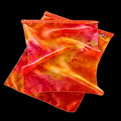 (image for) SILK FLAG SET: Fire! small, w/flexi-rod, 2 sizes