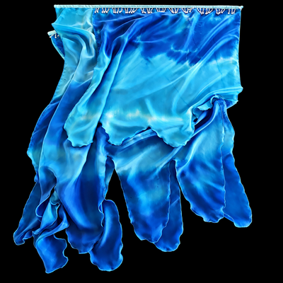 (image for) RIVERS OF LIVING WATER — Double-Layer Silk Worship Flags