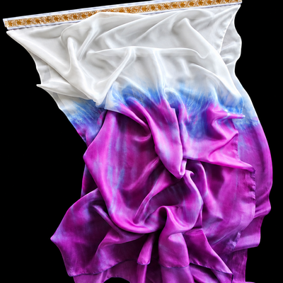 QUEEN ESTHER'S CRY — Silk Flag Set, elegant trim (image for) QUEEN ESTHER'S CRY — Silk Flag Set, elegant trim