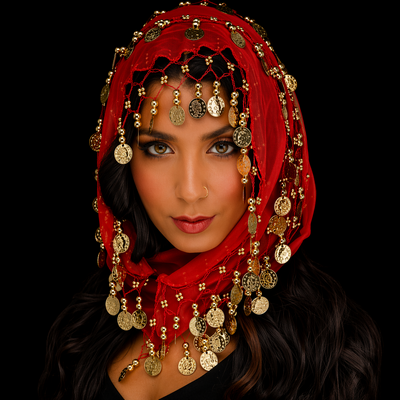 (image for) ESTHER SCARF: chiffon coin scarf, 3 colors