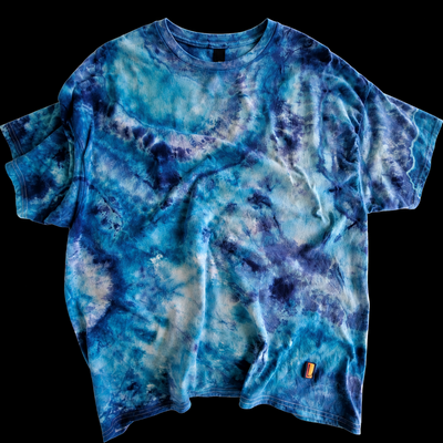 (image for) COSMIC TIDE — Hand-Dyed Tie-Dye T-Shirt, 2XL