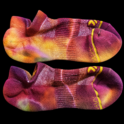 (image for) MULBERRY HARVEST — Bamboo Tie-Dye Low-Cut Socks