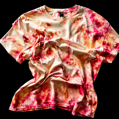 (image for) Pink Blush Tie-Dye T-Shirt — Ladies XL