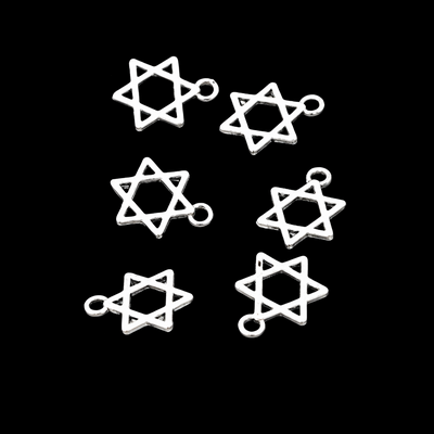 (image for) MESSIANIC CHARMS — Star of David Charm Set