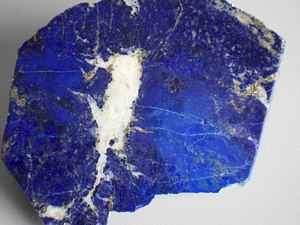 Natural blue lapis stone specimen