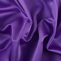 Purple washable satin fabric with a smooth, lustrous finish