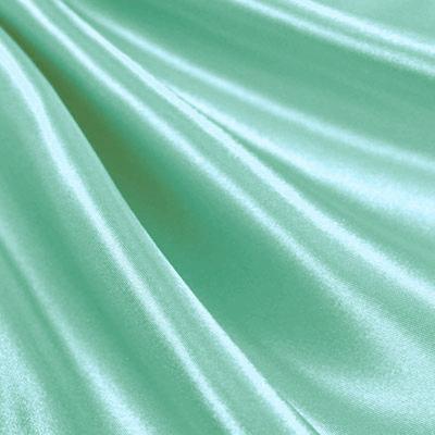 (image for) WASHABLE SATIN FABRIC — 60-Inch Wide, Aqua & Purple, By the Yard