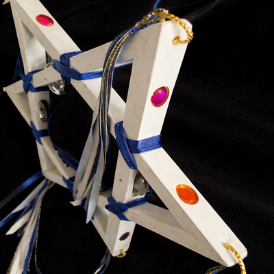 (image for) 12 TRIBES TAMBOURINE — Star of David (Magen David)