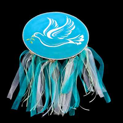 (image for) SHALOM TAMBOURINE: 10" Prophetic Artist Lynn