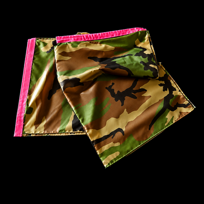 (image for) HIDDEN IN CHRIST — Lil Warrior Camo Flag Set with Pink Ribbon
