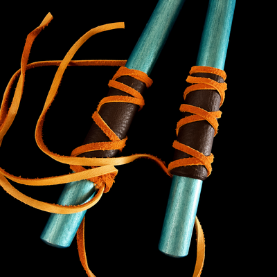 (image for) WARRIOR RODS (war sticks): Suede Wrap