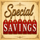 (image for) SPECIAL SAVINGS