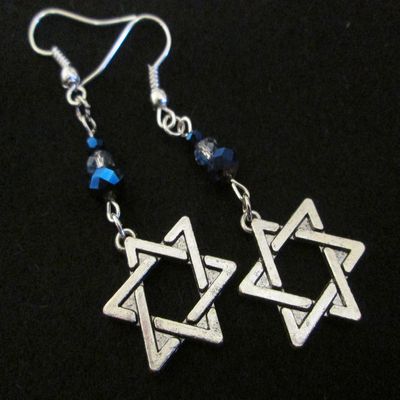 Messianic Earrings - Star of David